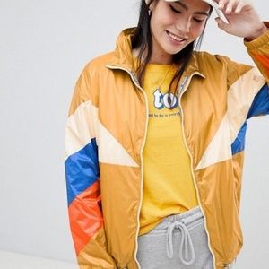 Bershka Color Block Wind Breaker  M Medium